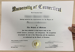 University of Connecticut diploma