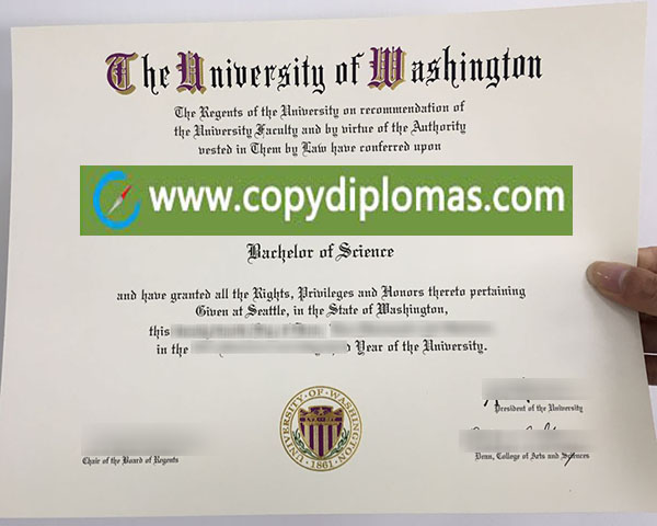 University of Washington diploma