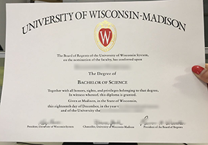 University of Wisconsin-Madison diploma