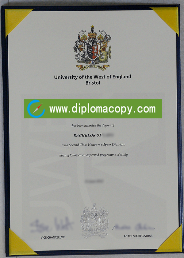 University of the West of England Bristol diploma