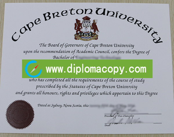 Cape Breton University degree, buy fake CBU diploma