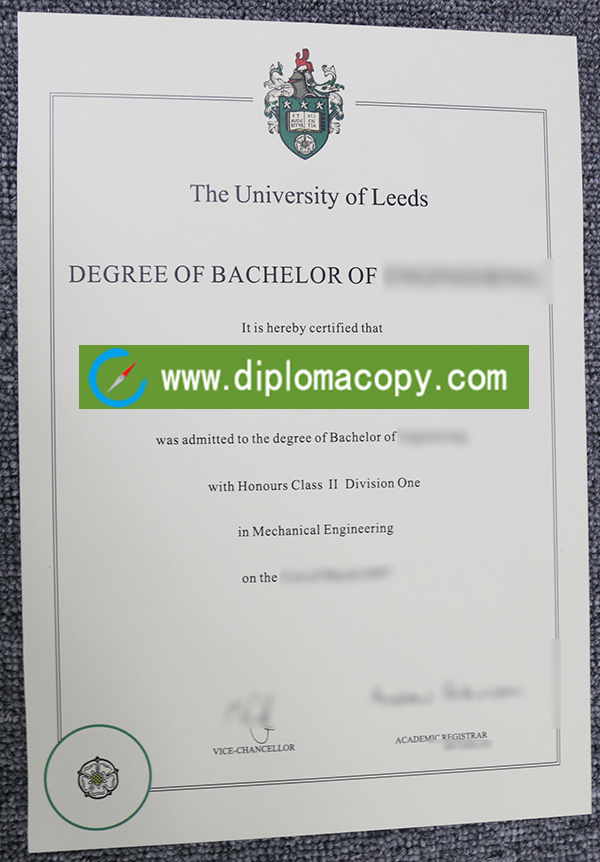 University of Leeds diploma