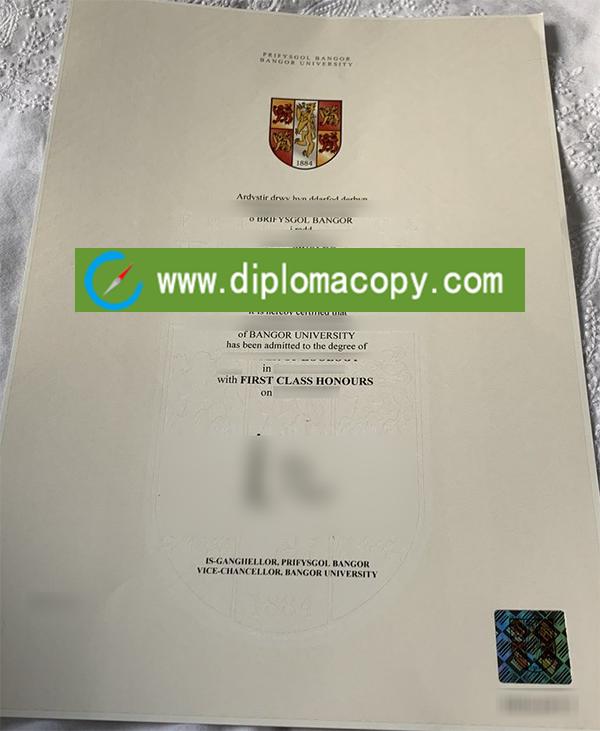 Bangor University diploma