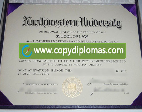 Northwestern University  diploma