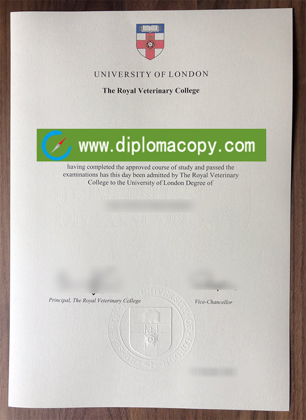 Royal Veterinary College diploma, RVC degree