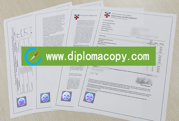 University of London diploma supplement 