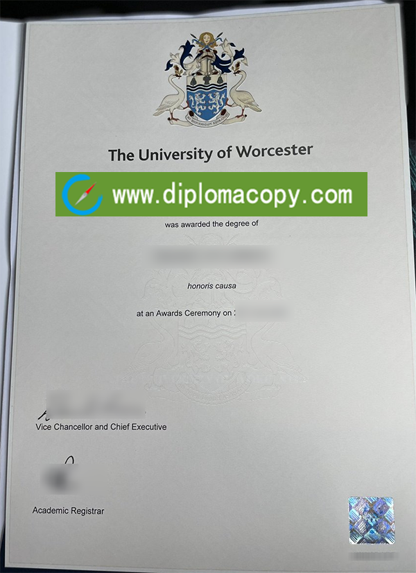 University of Worcester diploma