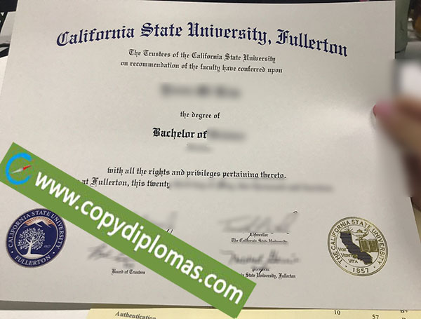 California State University Fullerton degree