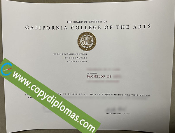 California College of the Arts degree