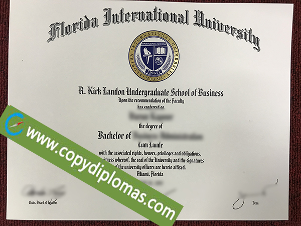 Florida International University degree