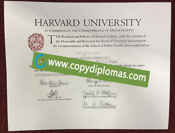 Harvard University degree