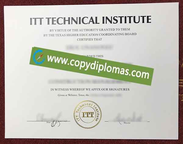 ITT Technical Institute degree