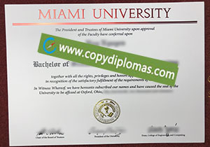 Miami University degree