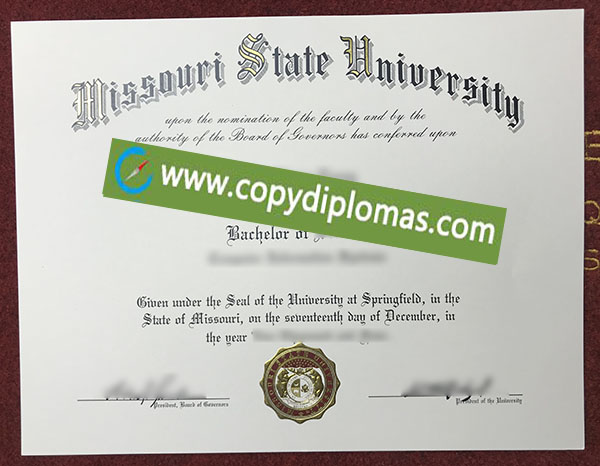 Missouri State University degree