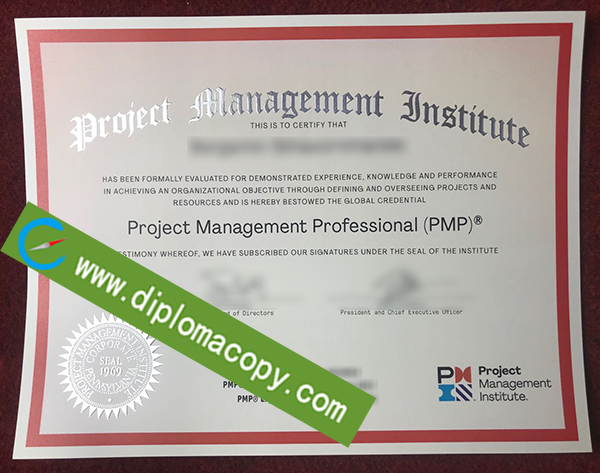 PMP certificate