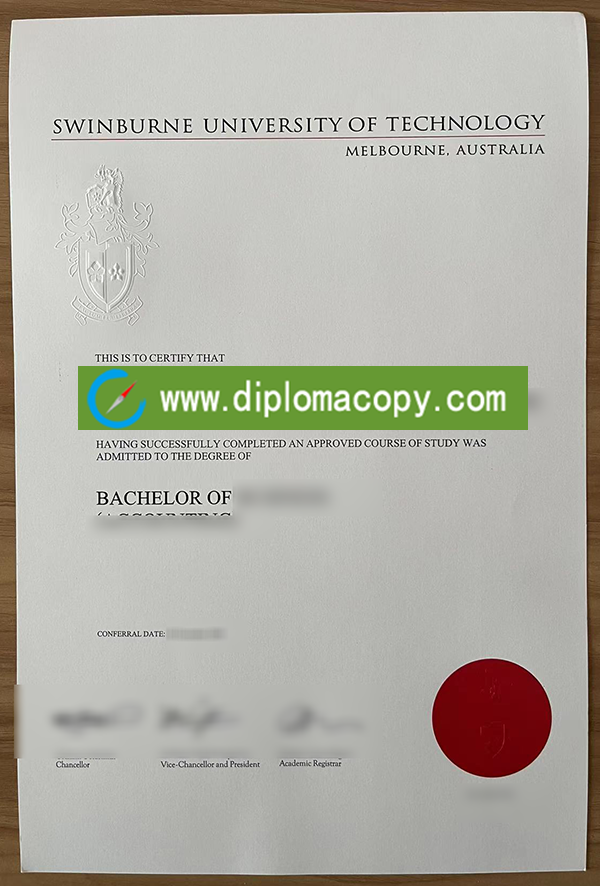 Swinburne University of Technology diploma