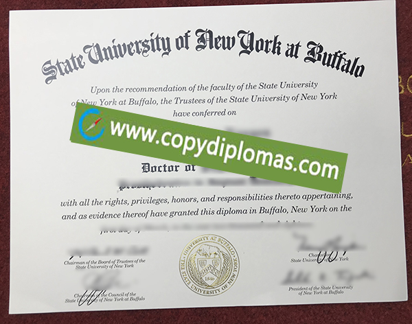 SUNY Buffalo diploma