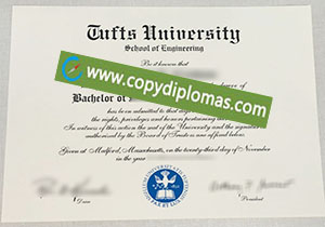 Tufts University diploma