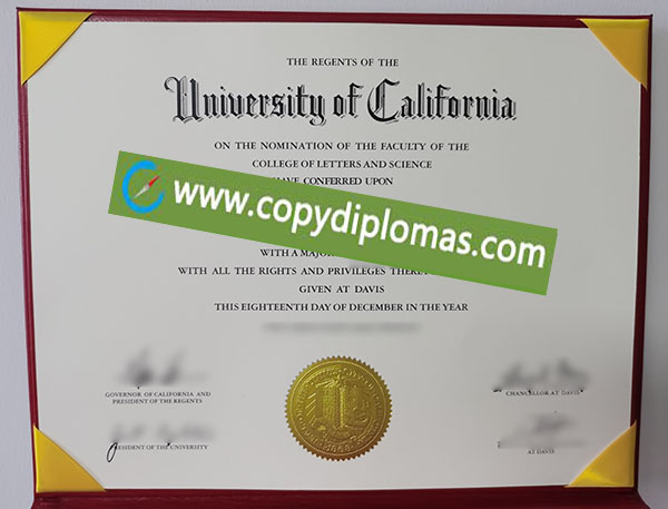 UC Davis diploma