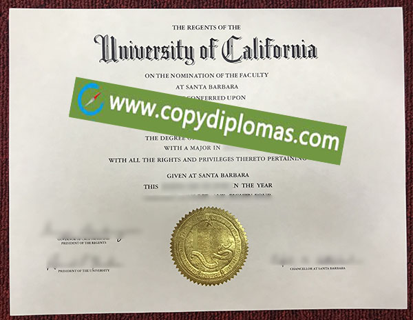 UC Santa Barbara diploma