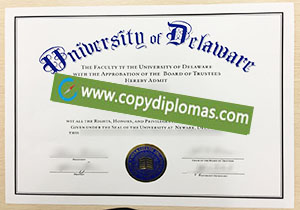 University of Delaware diploma