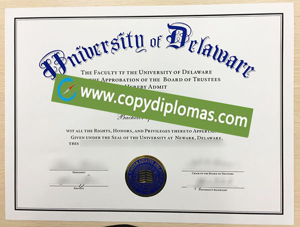 University of Delaware diploma