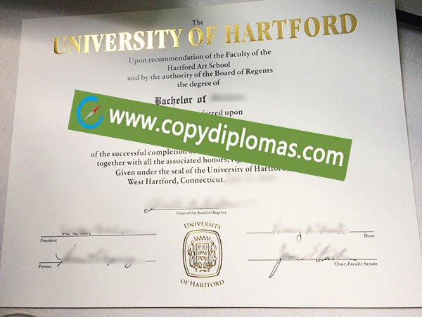 University of Hartford diploma