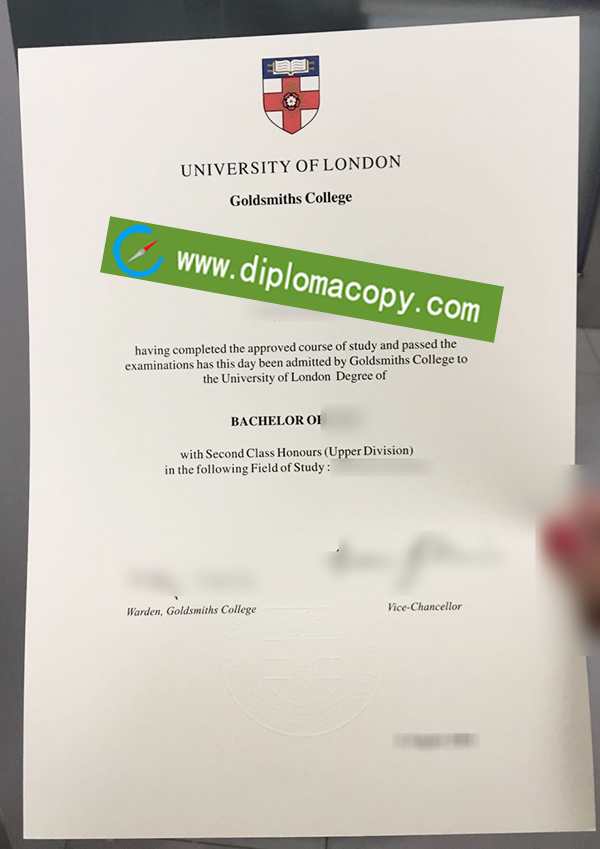 Goldsmiths College degree, university of london diploma