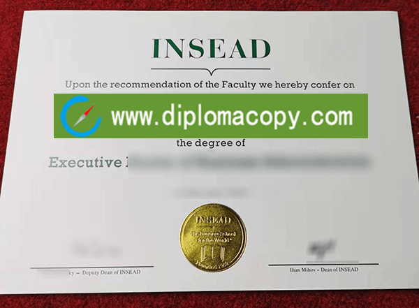 buy fake diploma, INSEAD fake degree