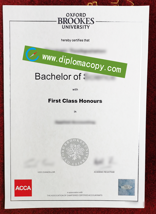 Oxford Brookes University diploma, Oxford Brookes University fake degree