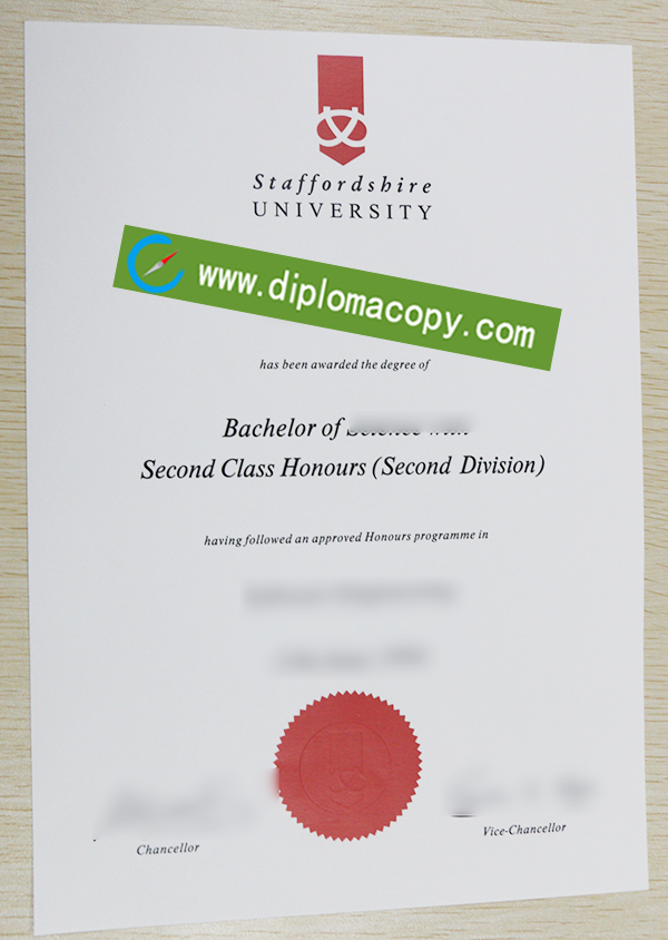 Staffordshire University degree, Staffordshire University fake diploma