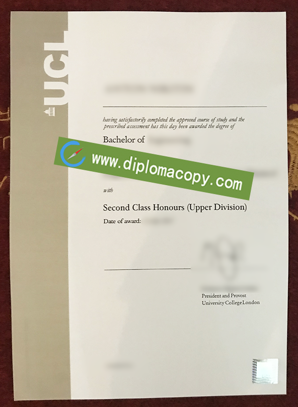 UCL fake diploma, University College London degree