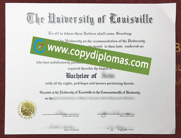 University of Louisville diploma