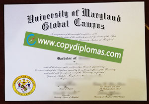 University of Maryland diploma