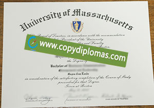 University of Massachusetts diploma