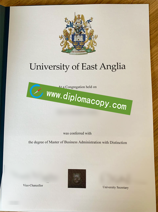 University of East Anglia diploma, UEA fake degree