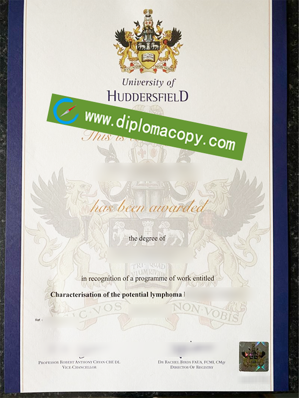 University of Huddersfield degree, University of Huddersfield fake diploma