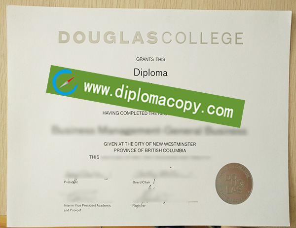 Douglas College diploma, Douglas College fake degree