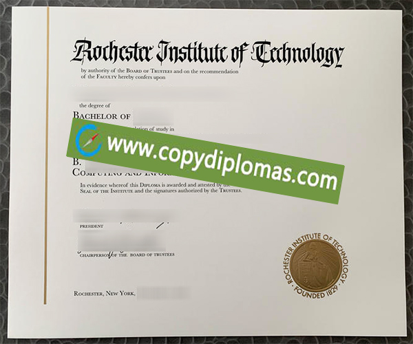 Rochester Institute of Technology diploma