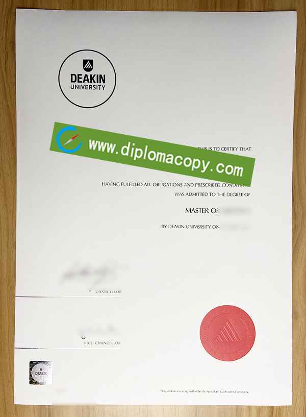 Deakin University diploma, Deakin University fake degree