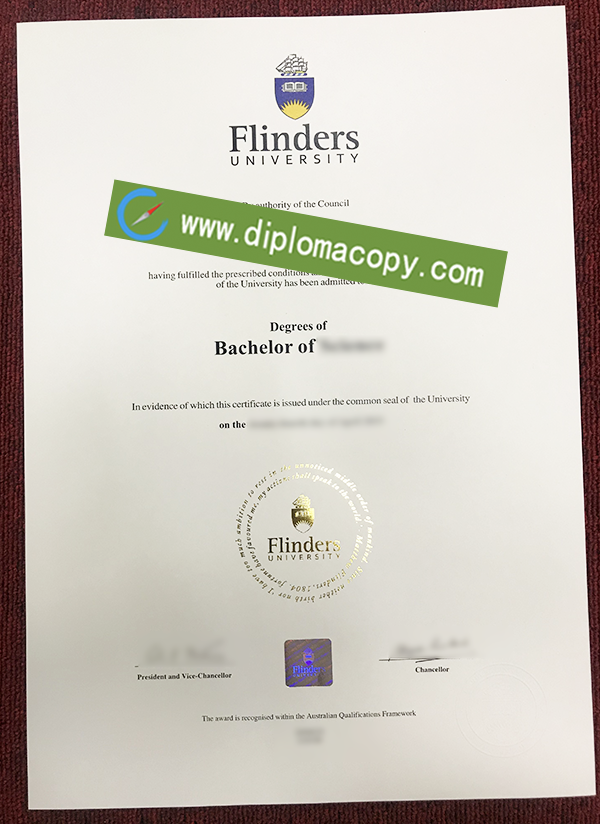 Flinders University diploma, Flinders University fake degree