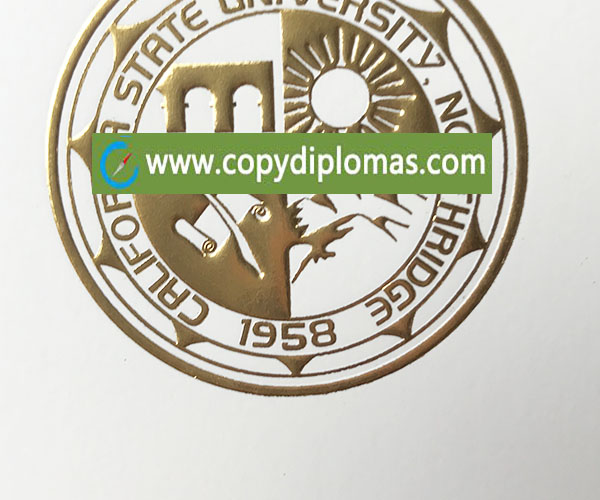 CSUN diploma seal