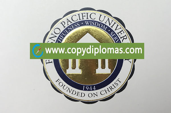 Fresno Pacific University degree seal