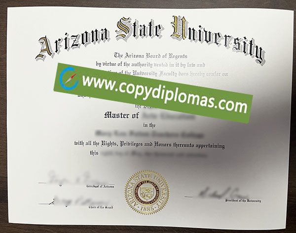 Arizona State University degree