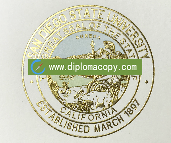 buy fake SDSU fake diploma, SDSU degree seal