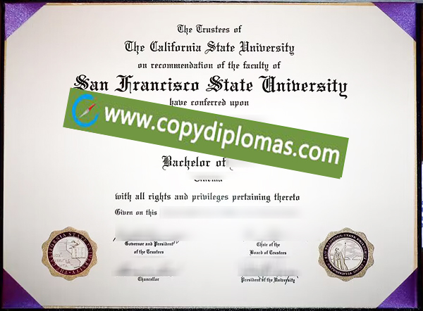 SFSU degree