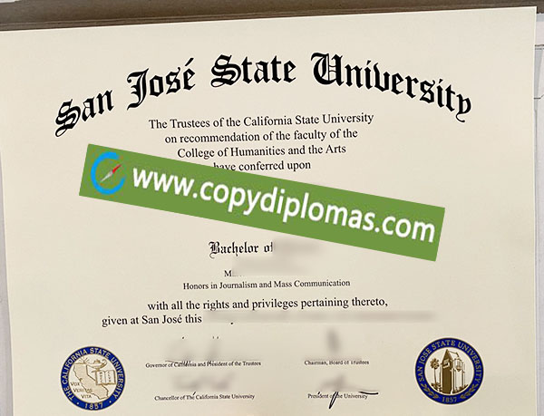 SJSU diploma