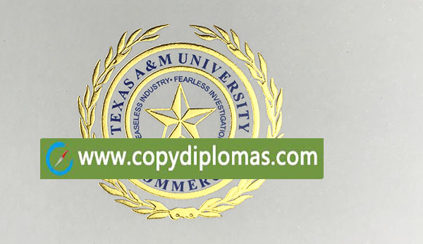 TAMU diploma seal