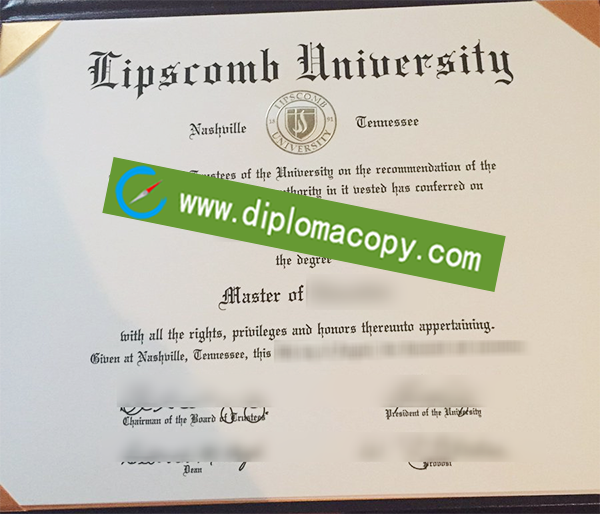 Lipscomb University degree, fake Lipscomb University diploma