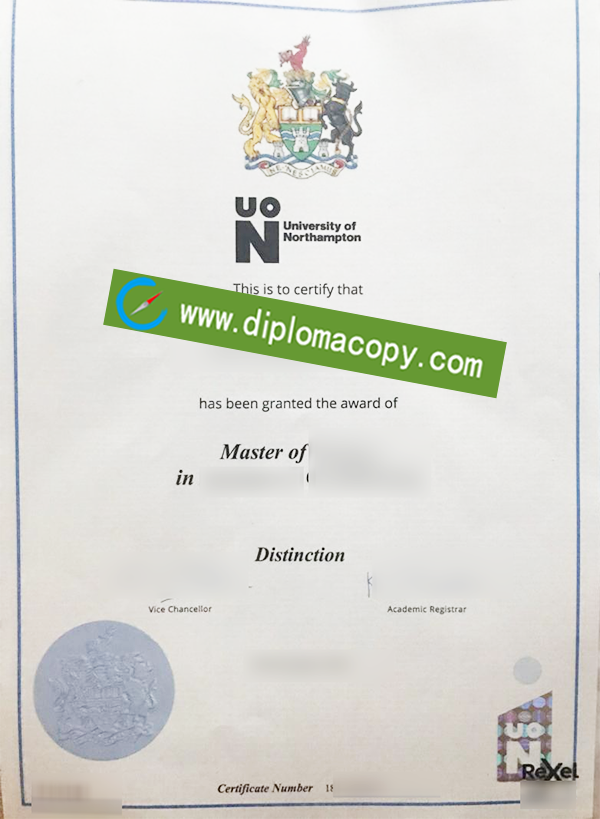 University of Northampton diploma, University of Northampton fake degree